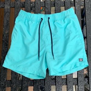 Teal Billabong Swim Trunks